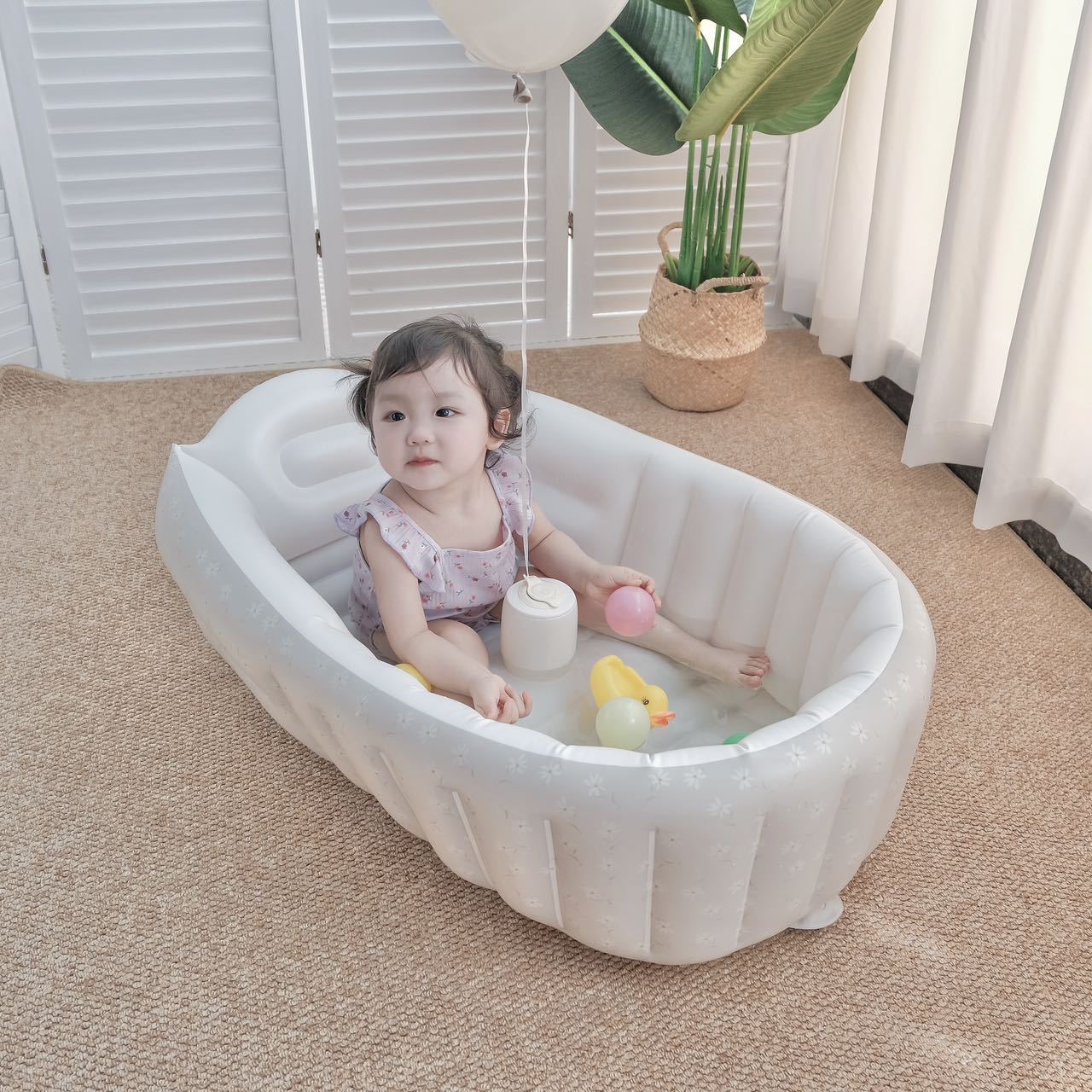 Baby Products For Newborn - 1pc dos desenhos animados banheira inflável