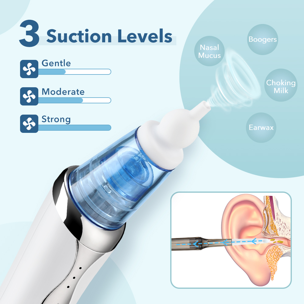 Aspirador Nasal Elétrico Recar - Baby Nose Cleaner avaliação e preço