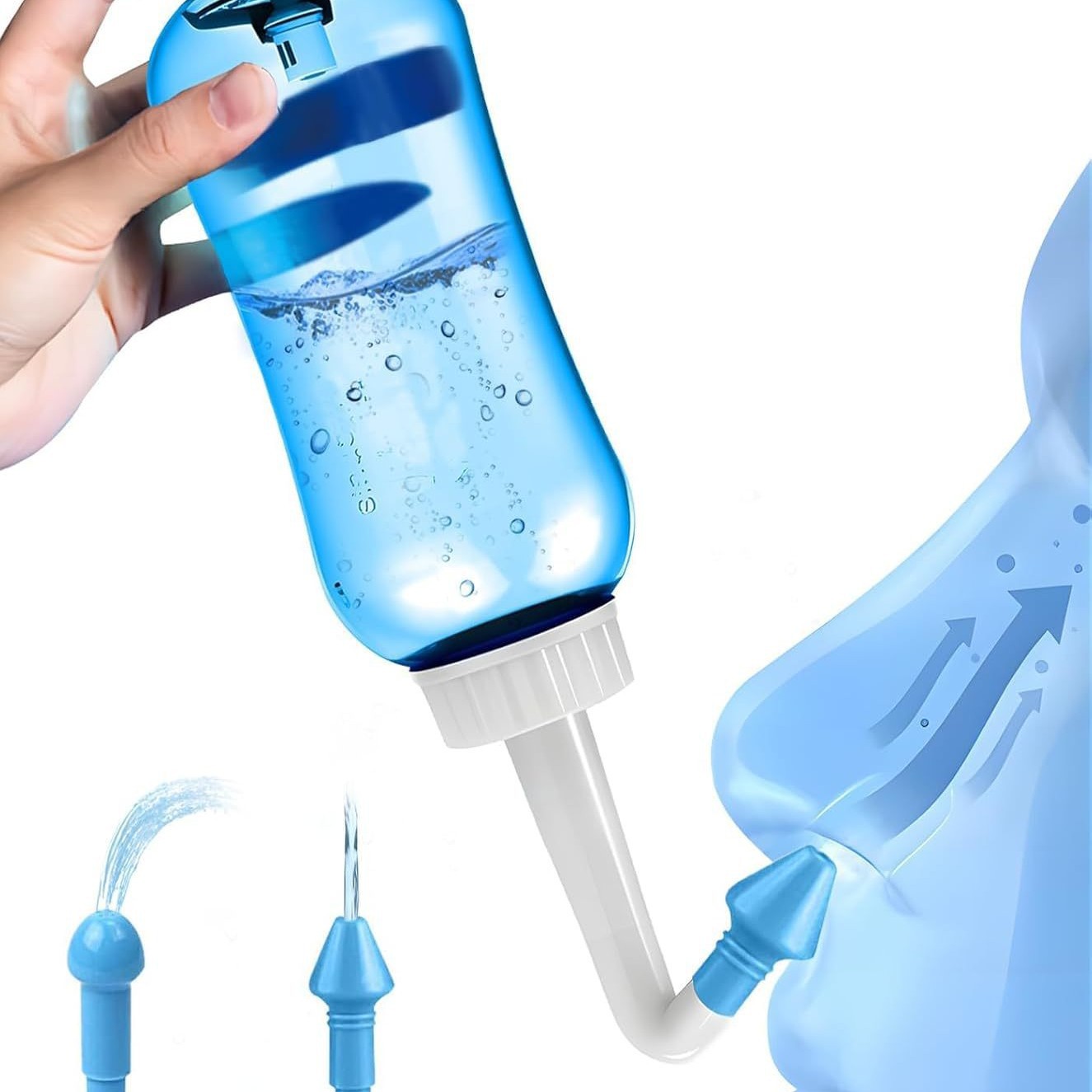 Limpador nasal 300/500ml, irri - Baby Nose Cleaner avaliação e preço